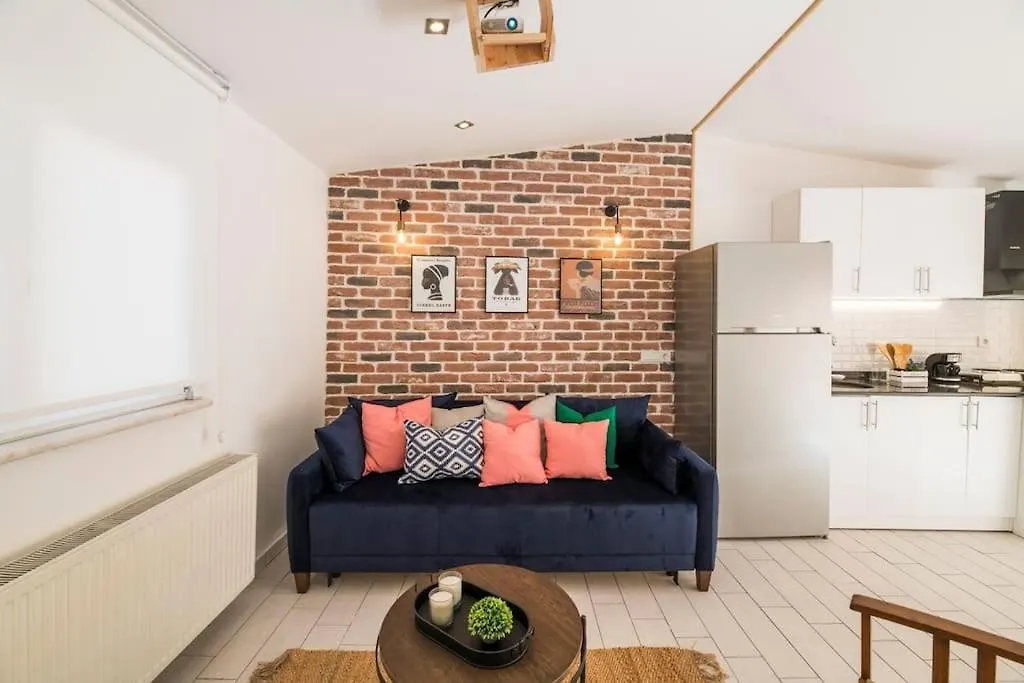 Stylish Duplex House With A Special Terrace Daire İstanbul
